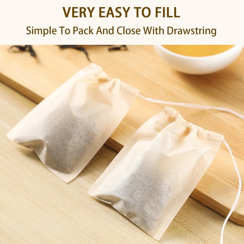 100Pcs Teabags with Drawstring - Herbal Tea review and price