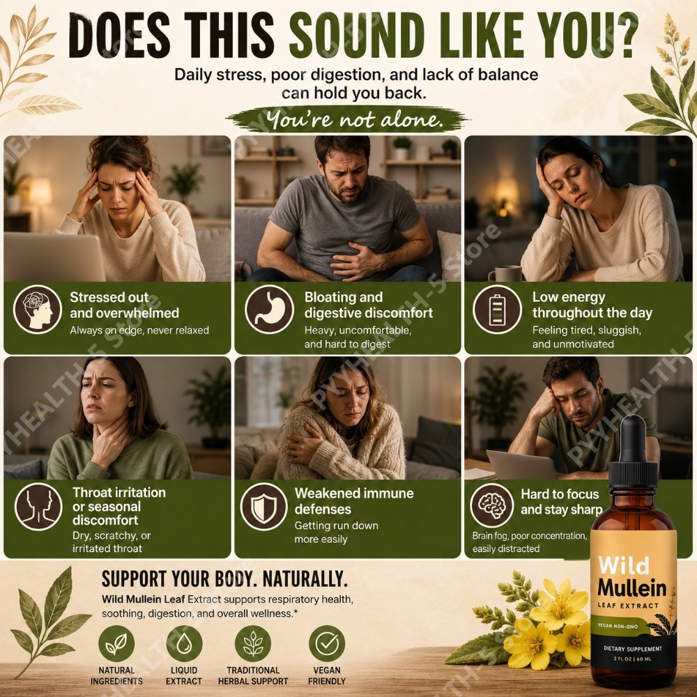 Wild Mullein Leaf Drops with G - Herbal Supplement review and price