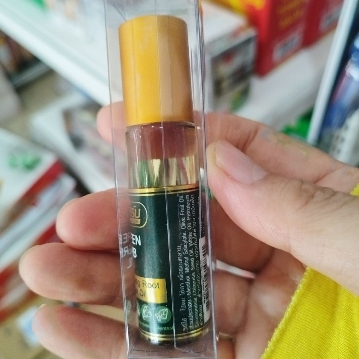 Thai Mint Ginseng Roll On Herb - Ginger Tea review and price