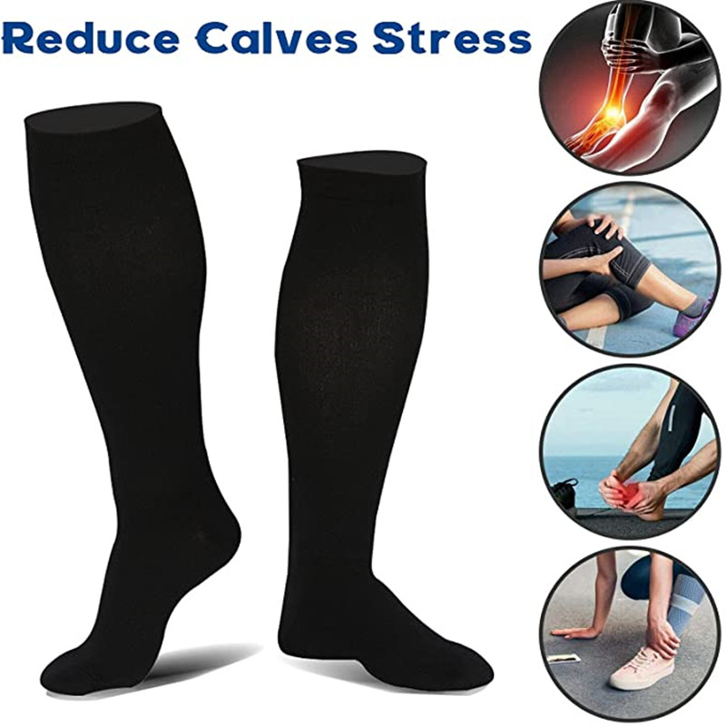 3 Pair Compression Socks Knee  - Echinacea review and price